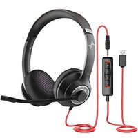 USB Earbuds with Mic & Noise Canceling for PC (24% OFF)