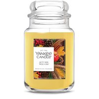 [Limited time deal] Yankee Autumn Wreath Scented Candle, Large Jar 22oz (41% OFF)