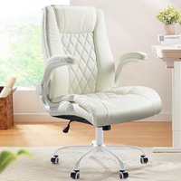 Ergonomic Office Chair with Foldable Armrests (31% OFF)