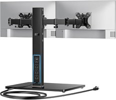 HUANUO Dual Monitor Mount with Power Outlet (40% OFF) 