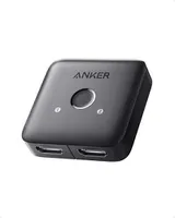 Anker HDMI Switch, 4K@60Hz HDMI Switcher, 2 in 1 Out with Smooth Finish